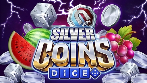 Casino Slots Silver Coins Dice