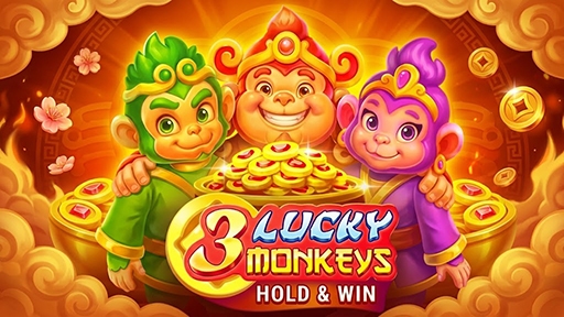 3 Lucky Monkeys Hold and Win