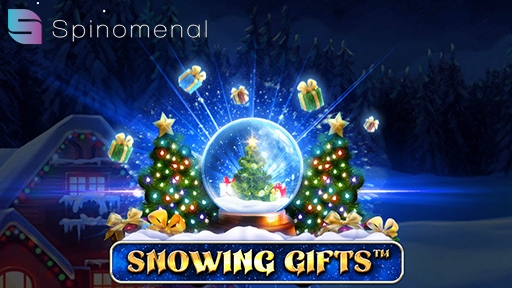 Casino Slots Snowing Gifts