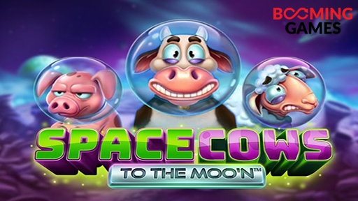 Casino Slots Space Cows to the Moon