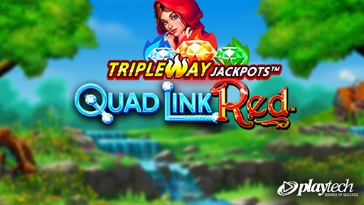 Casino Slots Quad Link Red