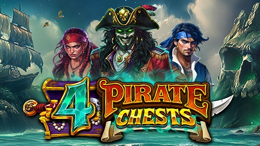 4 PIRATE CHESTS