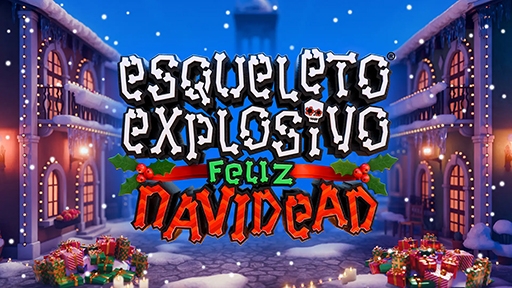 Casino Slots Esqueleto Explosivo Feliz Navidead