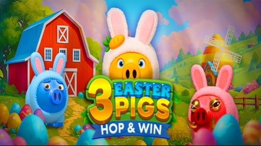 3 Easter Pigs Hop and Win