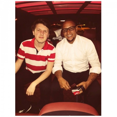 with my Carlitoo aka "Roberto Carlos"