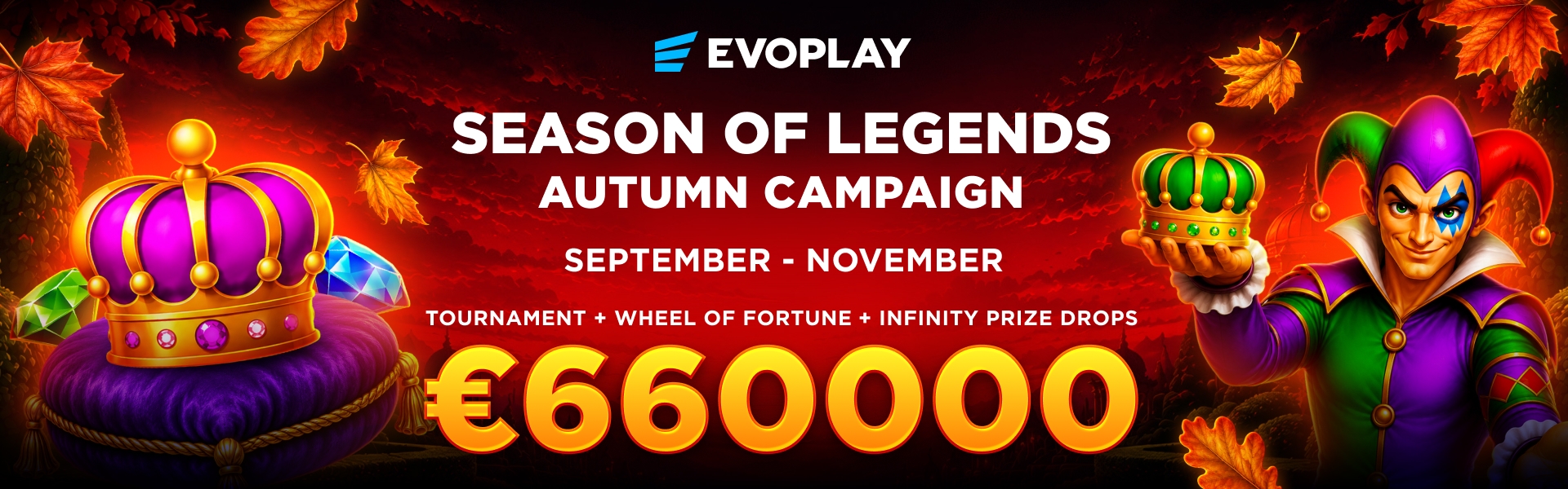 Evoplay autumn season of legends campaign
